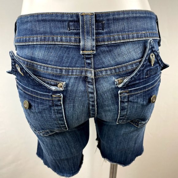 Hudson Jeans Midrise Cut off Jean Shorts Size 28 - Picture 8 of 15